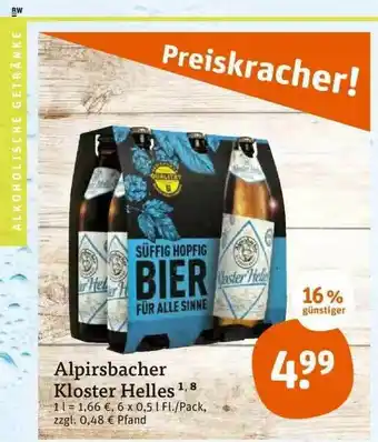 tegut Alpirsbacher Kloster Helles Angebot