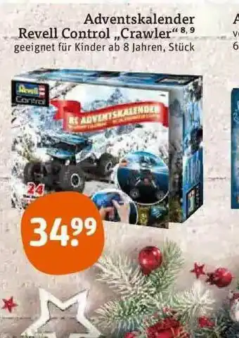 tegut Adventskalender Revell Control „crawler” Angebot