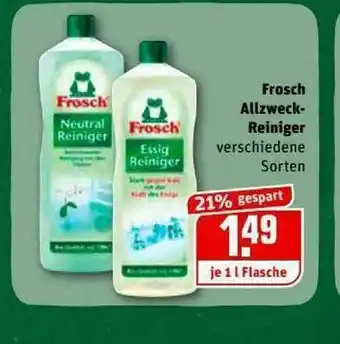 REWE Kaufpark Frosch Allzweckreiniger Angebot