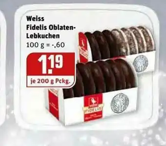 REWE Kaufpark Weiss Fidelis Oblaten Lebkuchen Angebot