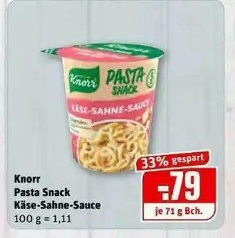 REWE Kaufpark Knorr Pasta Snack Käse-sahne Sauce Angebot