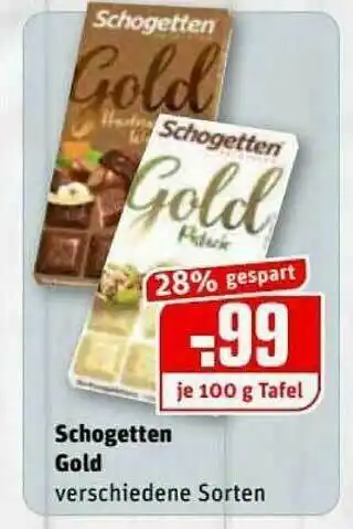 REWE Kaufpark Schogetten Gold Angebot