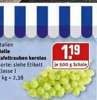 REWE Kaufpark Helle Tafeltrauben Kernlos Angebot