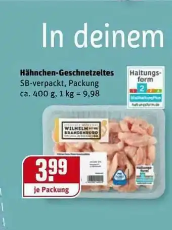 REWE Kaufpark Hähnchen-geschnetzeltes Angebot