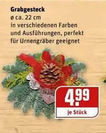 REWE Kaufpark Grabgesteck Angebot