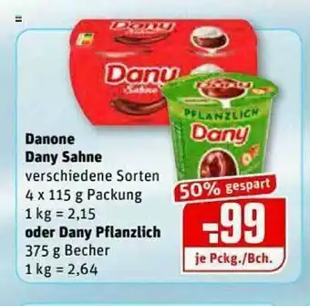 REWE Kaufpark Danone Dany Sahne Oder Dany Pflanzlich Angebot