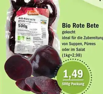 Aktiv Irma Bio Rote Bete Angebot