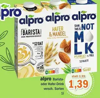 Aktiv Irma Alpro Barista- Oder Hafer-drink Angebot