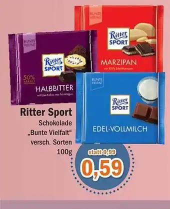 Aktiv Irma Ritter Sport Schokolade „bunte Vielfalt” Angebot