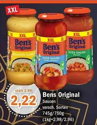 Aktiv Irma Bens Original Saucen Angebot