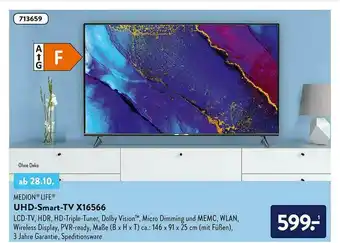 Aldi Nord Medion Life Uhd-smart-tv X16566 Angebot