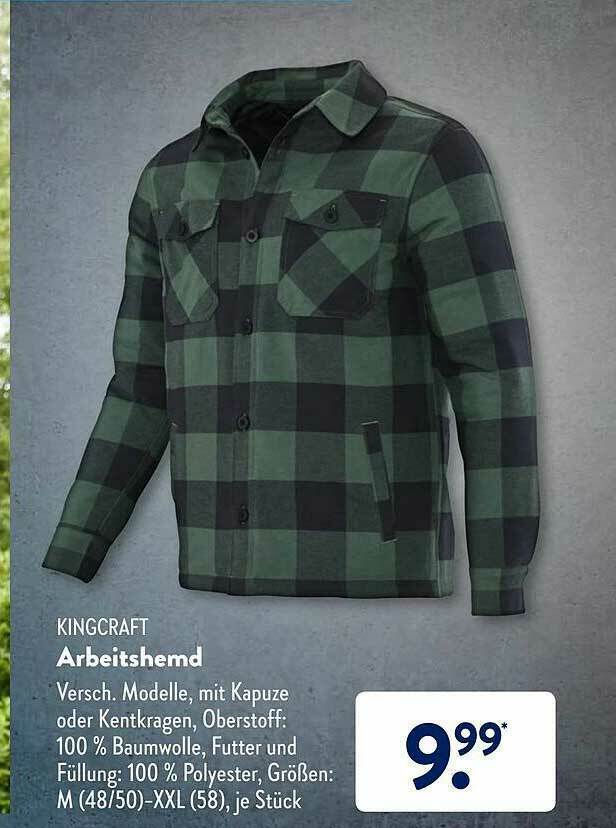 Kingcraft Arbeitshemd Angebot bei Aldi Süd