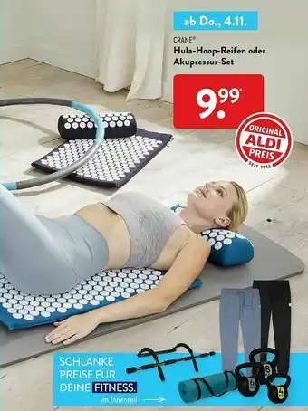 Aldi Süd Crane Hula-hoop-reifen Oder Akupressur-set Angebot