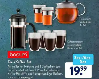 Aldi Süd Bodum Tee- Kaffee Set Angebot