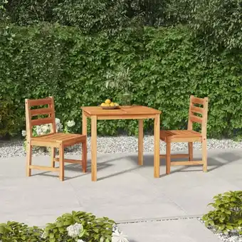 ManoMano Bonnevie - 3-tlg. Garten-Essgruppe,Gartenmöbel Set Massivholz Teak vidaXL Angebot