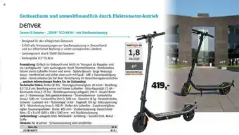 Conrad Denver E-scooter „thor” Sco-85351 Mit Straßenzulassung Angebot