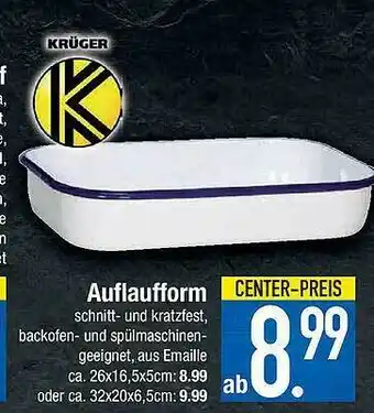 E-Center Auflaufform Krüger Angebot