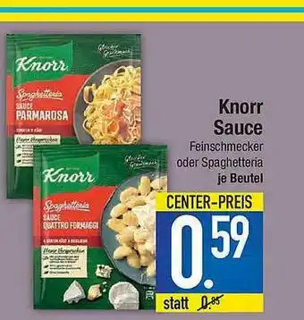 E-Center Knorr Sauce Angebot