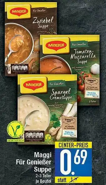 E-Center Maggi Für Genießer Suppe Angebot