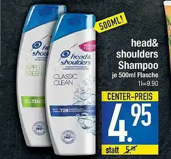 E-Center Head&shoulders Shampoo Angebot