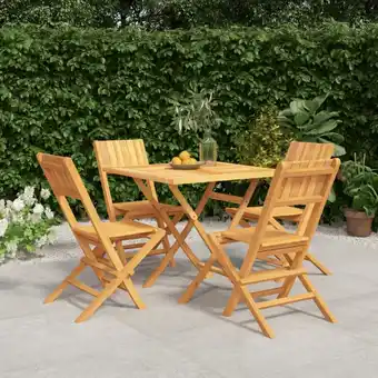 ManoMano Bonnevie - 5-tlg. Garten-Essgruppe,Gartenmöbel Set Massivholz Teak vidaXL Angebot