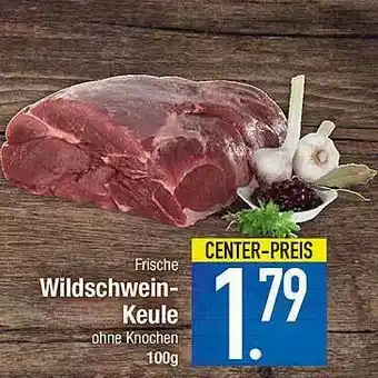 E-Center Frische Wildschwein-keule Angebot