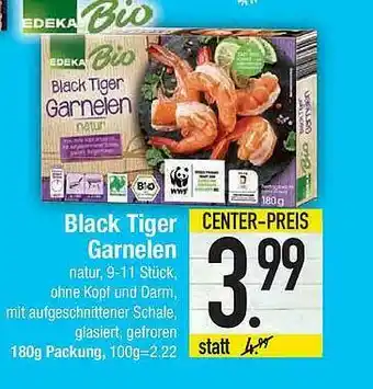 E-Center Black Tiger Garnelen Edeka Bio Angebot