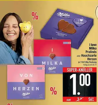 E-Center I Live Milka Pralinés Oder Hauchzarte Herzen Angebot