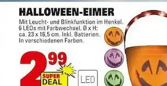 E-Center Halloween-eimer Angebot