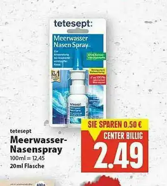 E-Center Tetesept Meerwasser-nasenspray Angebot