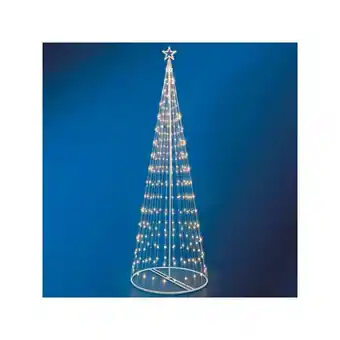 ManoMano Weihnachtsbaum hell warm weiss 394 led 300CM aussen dekoration Angebot