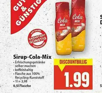 E-Center Sirup-cola-mix Gut & Günstig Angebot