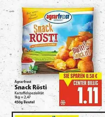 E-Center Agrarfrost Snack Rösti Angebot