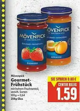 E-Center Mövenpick Gourmet-früihstück Angebot