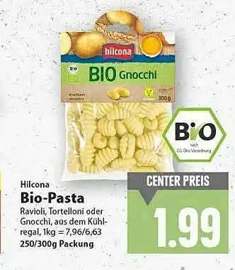 E-Center Hilcona Bio-pasta Angebot