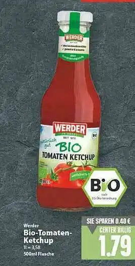 E-Center Wender Bio-tomaten-ketchup Angebot