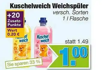 Edeka Scherer Kuschelweich Weichspüler Angebot