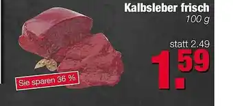 Edeka Scherer Kalbsleber Frisch Angebot