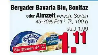 Edeka Scherer Bergader Bavaria Blu, Bonifaz Oder Almzeit Angebot