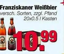 Edeka Scherer Franziskaner Weißbier Angebot