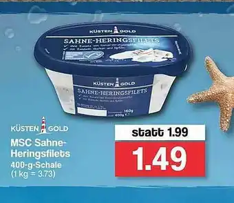 Famila Nord West Küsten Gold Msc Sahne-heringsfilets Angebot