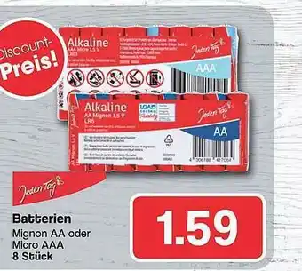 Famila Nord West Batterien Jeden Tag Angebot