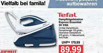 Famila Nord West Tefal Dampfbügelstation Express Essential Sv 6166 Angebot