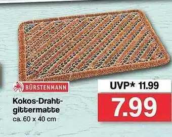 Famila Nord West Kokos-draht-gittermatte Bürstenmann Angebot