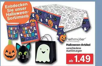 Famila Nord West Riethmüller Halloween-artikel Angebot