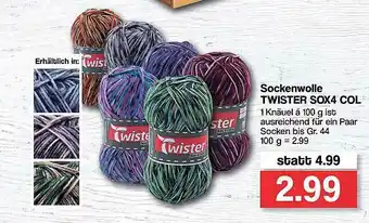 Famila Nord West Sockenwolle Twister Sox4 Col Angebot