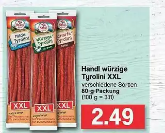 Famila Nord West Handl Würzige Tyrolini Xxl Angebot