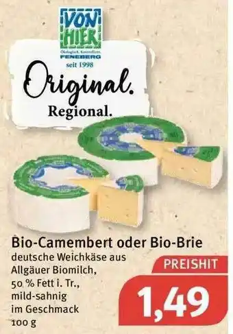 Feneberg Bio-camembert Oder Bio-brie Von Hier Angebot