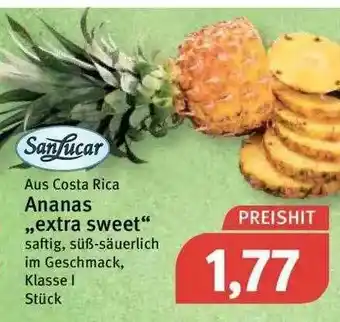 Feneberg Sanlucar Ananas „extra Sweet” Angebot