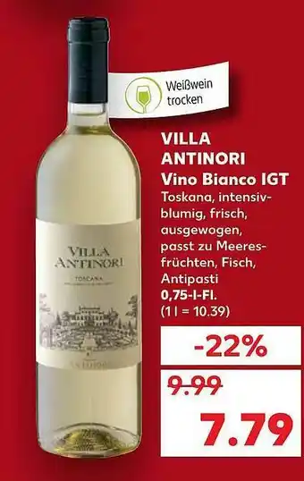 Kaufland Villa Antinori Vino Bianco Igt Angebot